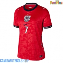 Camisa de time de futebol Inglaterra Bukayo Saka #7 Replicas 2º Equipamento Feminina Mundo 2026 Manga Curta